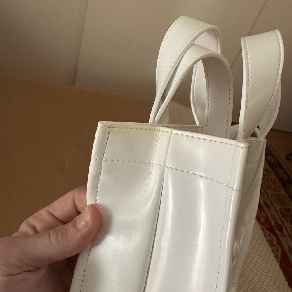 Acne Studios White Tote Bag - Picture 4 of 7